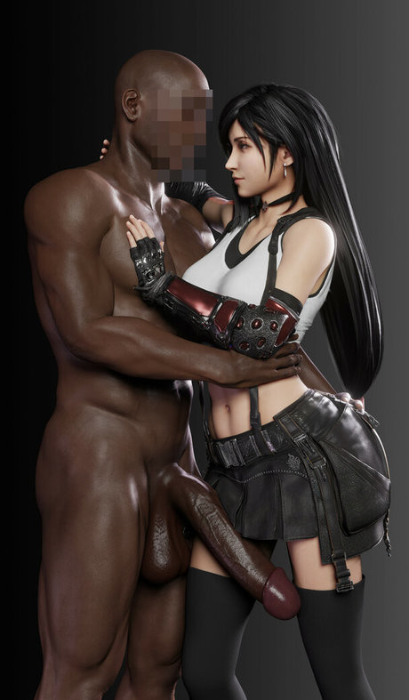 Final Fantasy VII naked model image