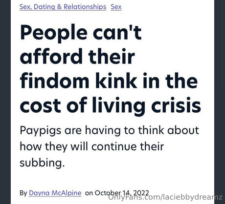 Laciebbydreamz nudes star archive