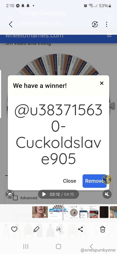 Onespunkyone modèle xxx galerie