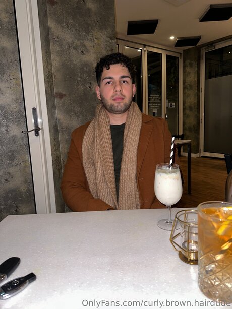 Curly Brown Hairdude actrice artistique image