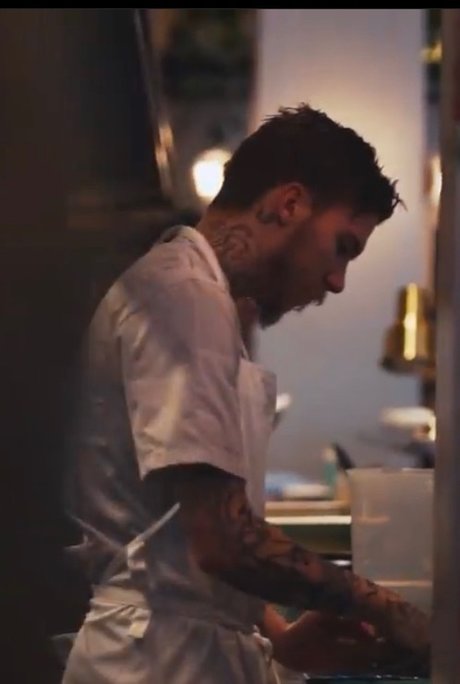 The Tattooed Naked Chef star exclusive photos