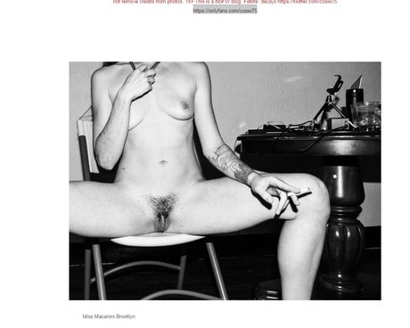 MissMacaroni star du porno nue galeries