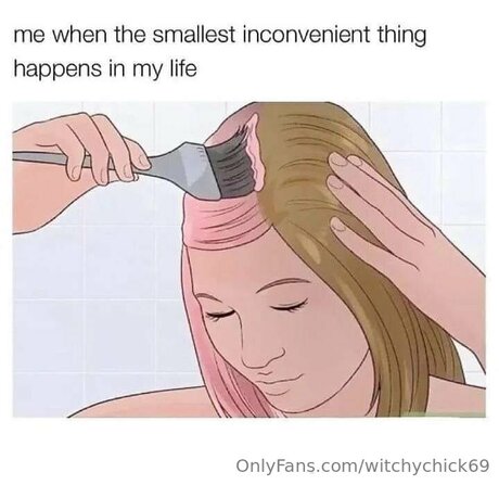 Witchychick69 modèle nu collection