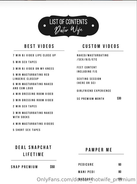 Doctor Hotwife Premium beau modèle archive