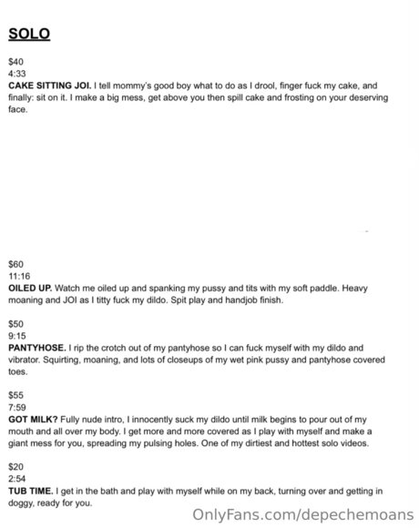 Depechemoans modèle adulte images