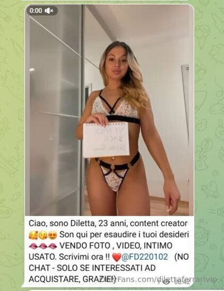 Dilettaferrarivip modèle porno photo