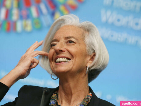 Christine Lagarde actrice libre archive