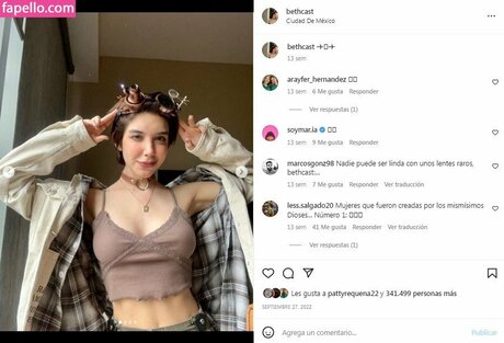 Bethcast modèle érotique collection