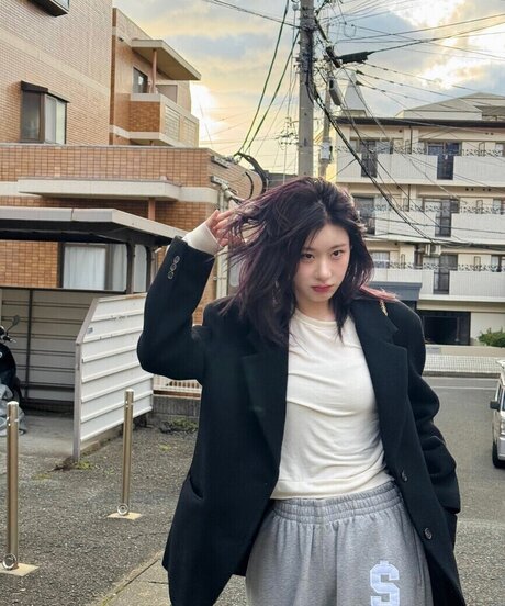 Chaeryeong modèle sympa photo