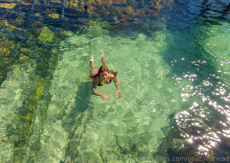 goat redhead beau modèle photo
