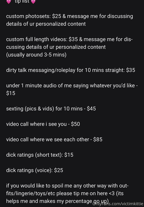 victimkittie nus étoiles des photos