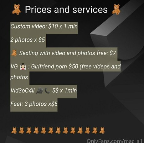 mac a1 étoile parfaite des photos