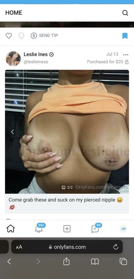 Leslie Ines modèle sexy images