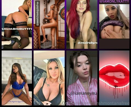 sarahmontanafree haut étoile collection