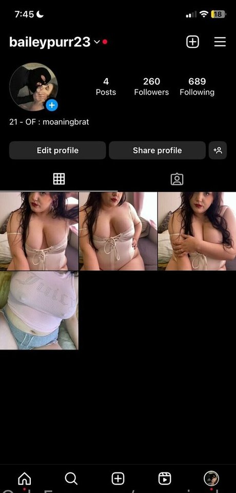 moaningbrat beau modèle galeries