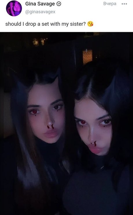 Gina Savage modèle des photos