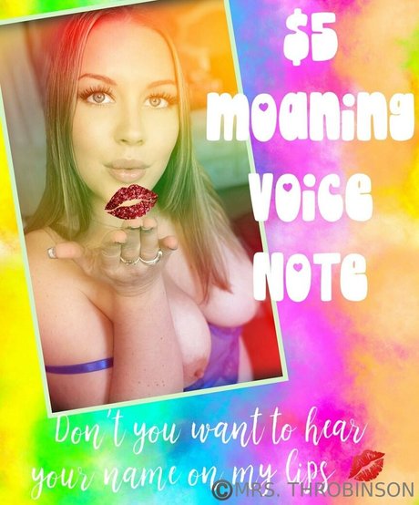 mrs throbinson étoile xxx des photos