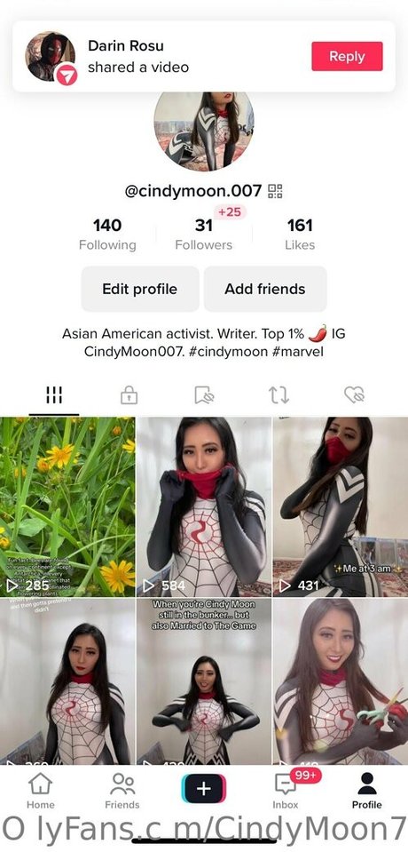 cindymoon7 modèle nu galeries