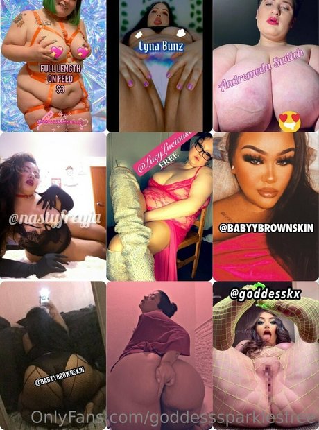 goddesssparklesfree étoile exclusive des photos