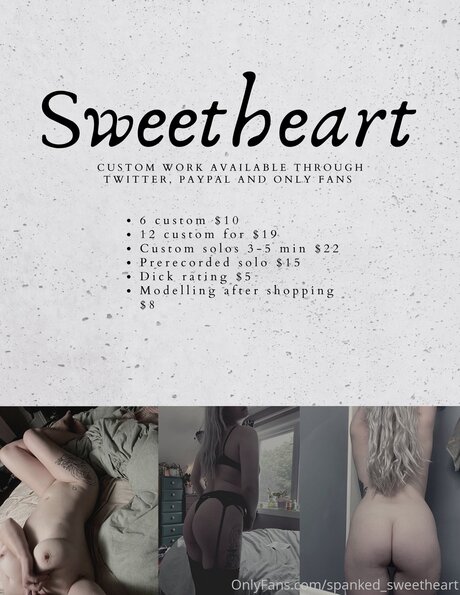 Spanked Sweetheart エロティックなモデル 写真