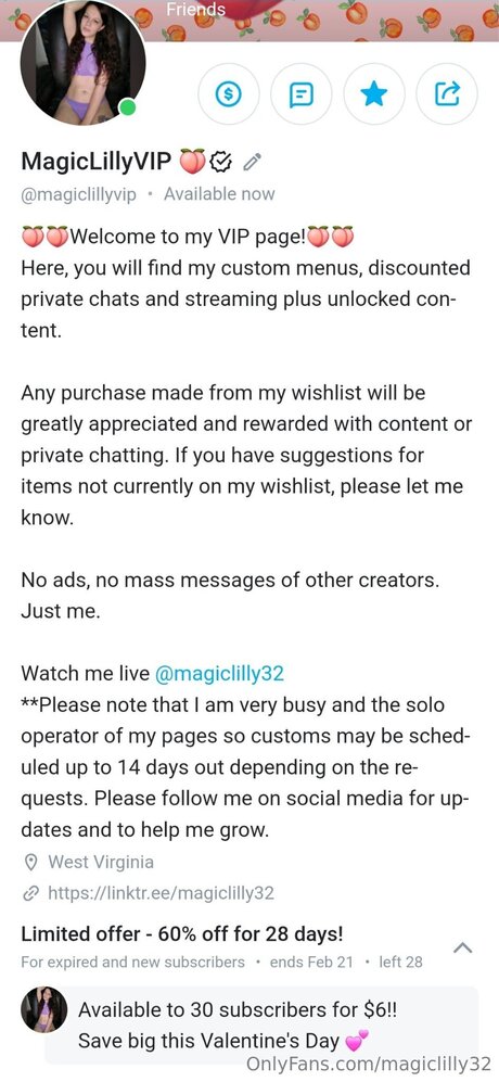 Magiclilly32 ポルノモデル 写真