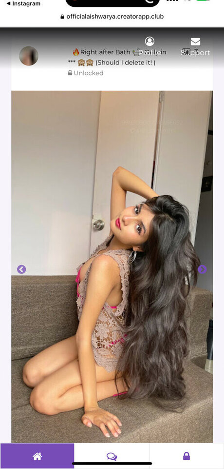 Aishwarya Harishankar 完璧なモデル 写真