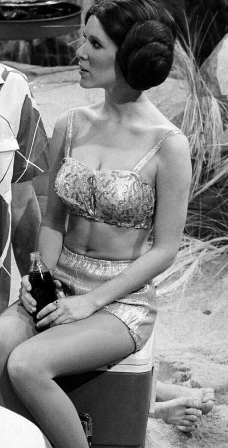 Carrie Fisher 素敵なスター 写真