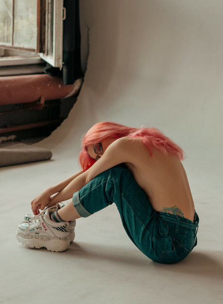 BBWランジェリーOnlyFans アート裸 写真