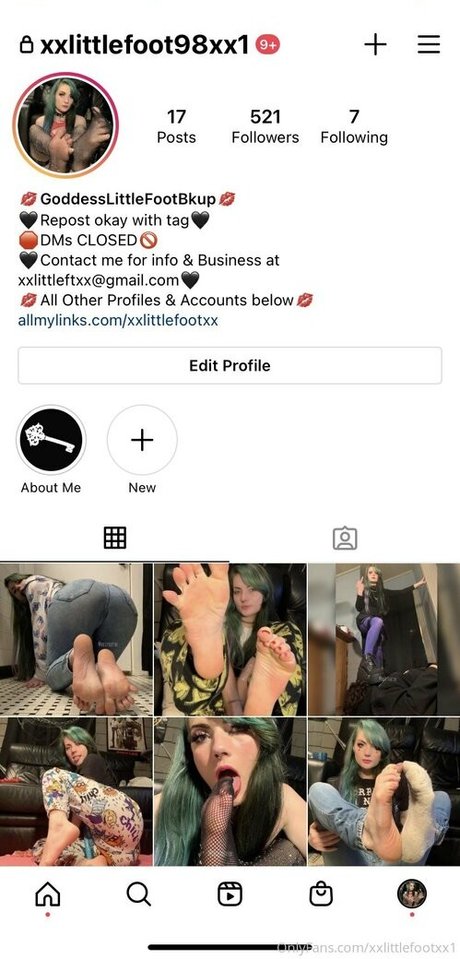 xxlittlefootxx1 裸のモデル 写真