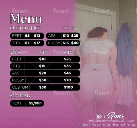 addisonchrome étoile sexy galerie