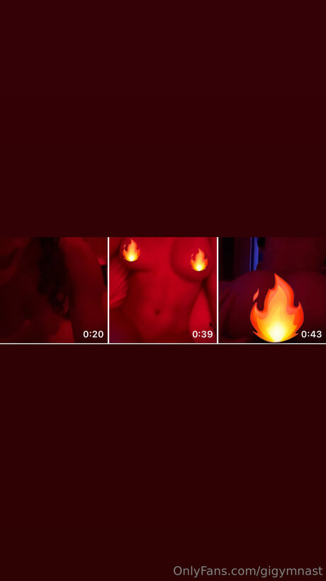 Gigymnast modèle chaud des photos