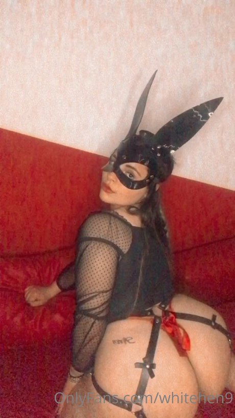 White Hen joli modèle photo