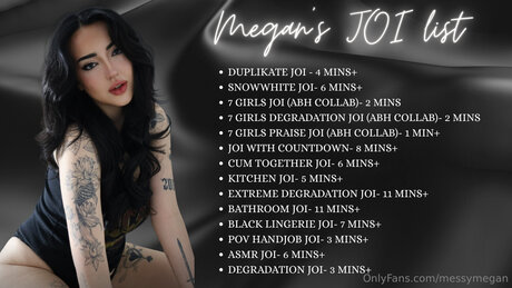 messymegan étoile xxx collection