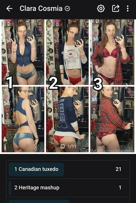 claracosmiafree actrice de sexe collection