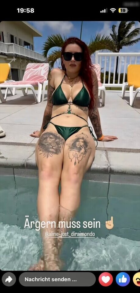 Aline Jost Diraimondo modèle chaud photos