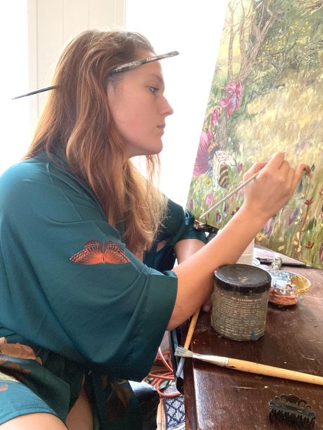 The Naked Artist_ modèle artistique photo