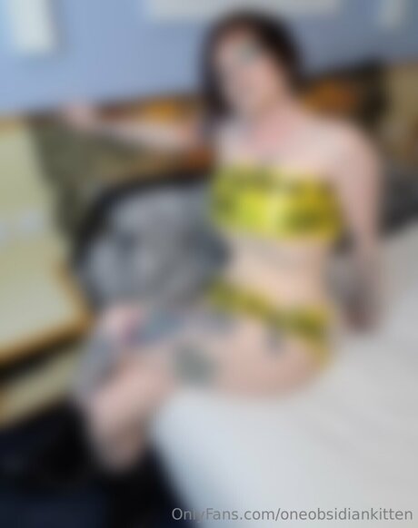 Oneobsidiankitten étoile parfaite photo