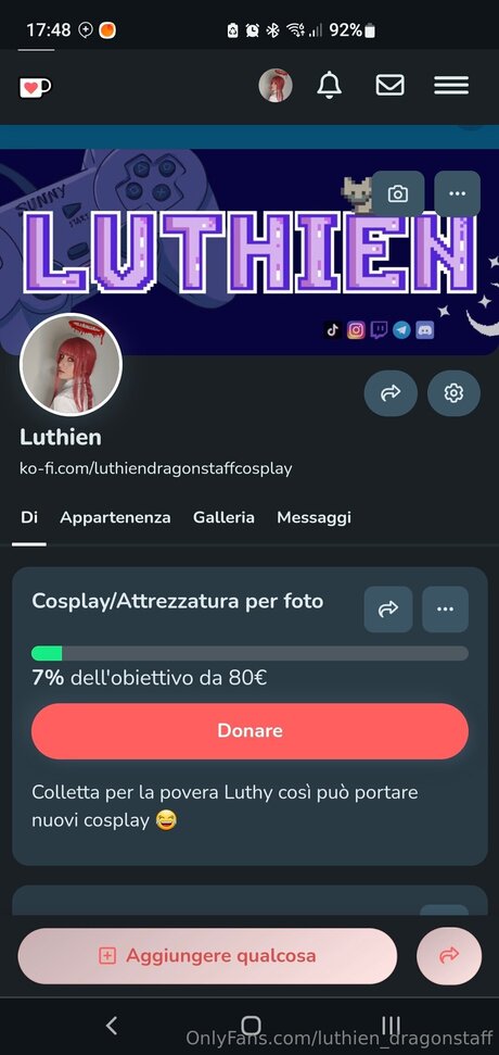 Luthien Dragonstaff actrice parfaite des photos