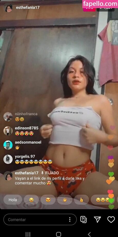 Esthefania17 modèle érotique des photos