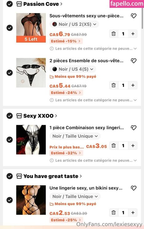 lexiesexyy actrice exclusive collection