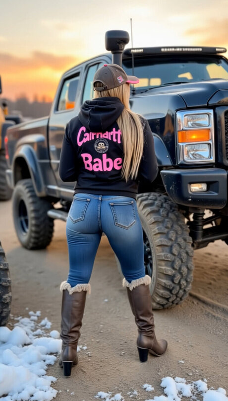 Carhartt Babe VIP actrice parfaite des photos