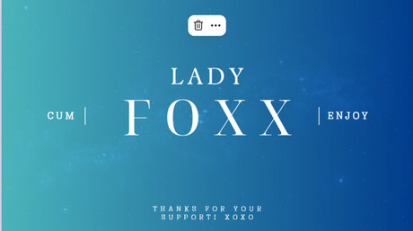 Lady Foxx modèle de sexe galerie