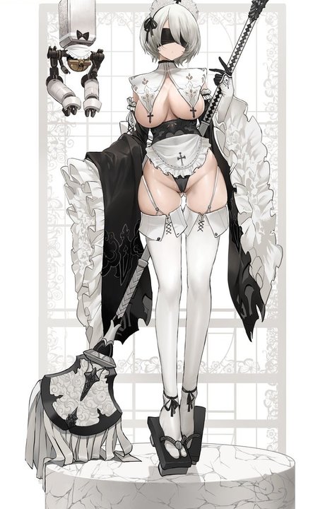 Nier Automata actrice sexy collection