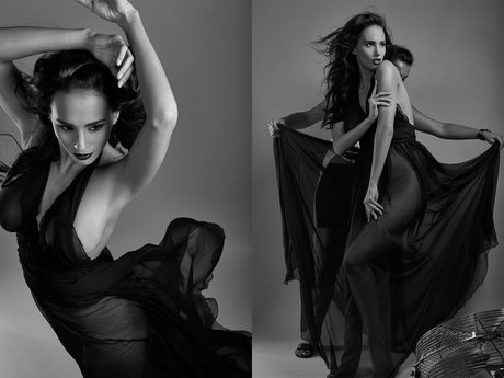 Magdalena Perlinska modèle nu collection