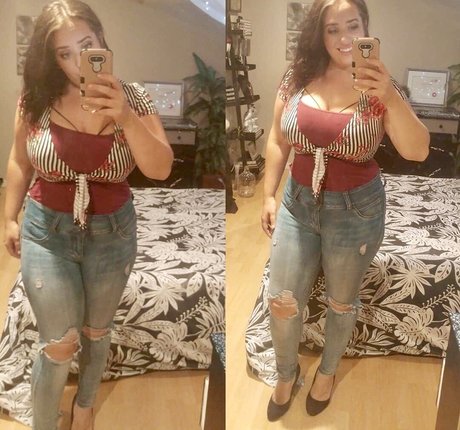 fans danal épais uniquement haut por des photos