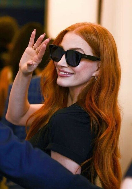 Jessica Chastain modèle magnifique galeries