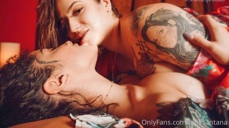 pinksantana étoile chaude image