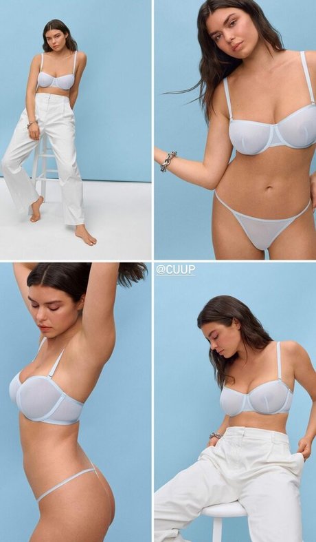 lingerie blanche onlyfans nu en haute qualité photo